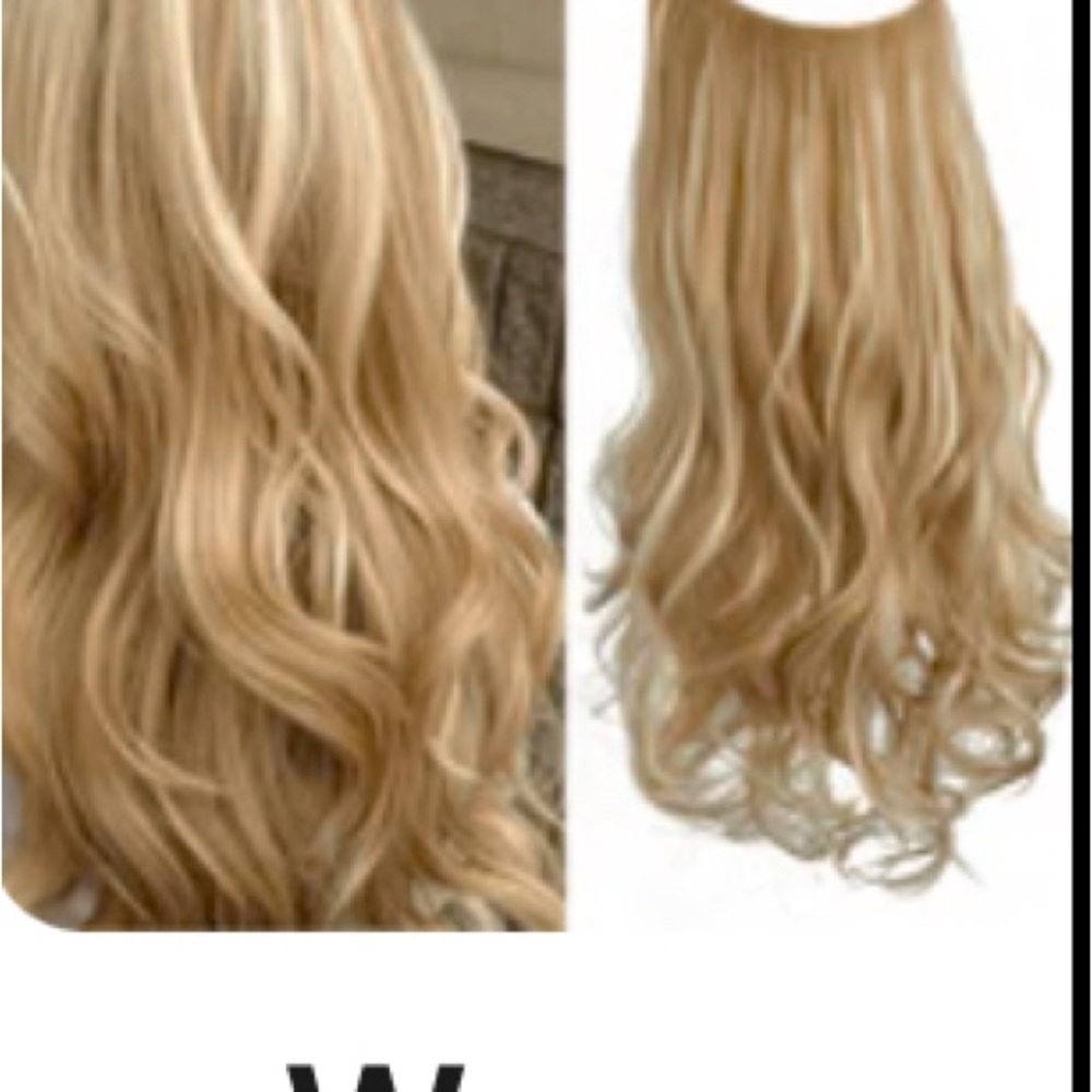 Blonde Wavy Hair Extensions